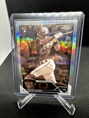 2023 Topps Chrome Update Drew Maggi RC Rookie Sepia Refractor #USC41 Pirates 1D￼