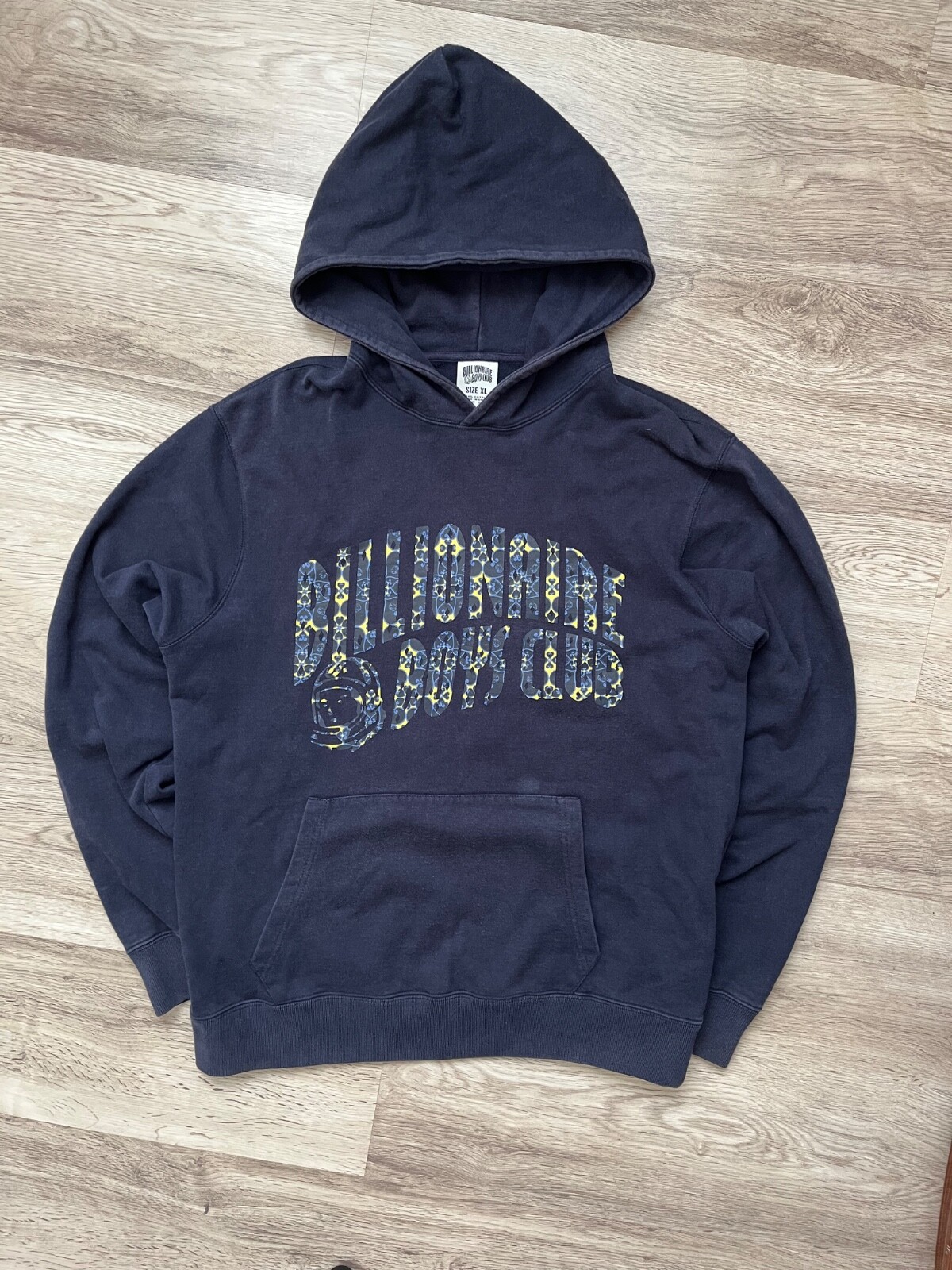 Billionaire Boys Club Hoodie Big Logo Blue Size XL Perfect Condition