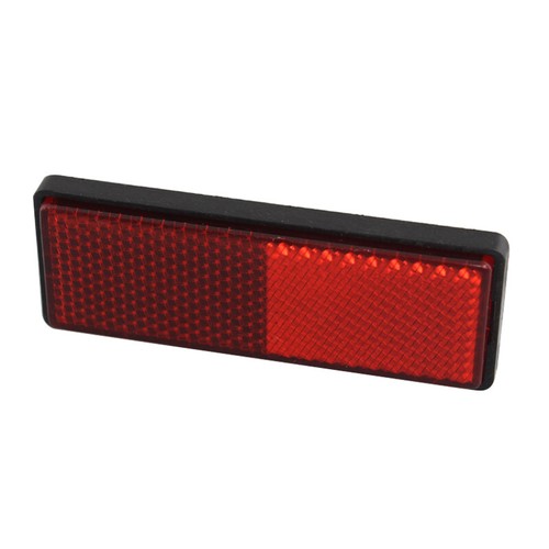 Universal Red Rear Warning Rectangle Reflector For Car Motorcycle ATV Dirt Bike - Picture 6 of 9