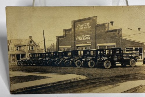 RPPC Real Photo Postcard Coca Cola Bottling Works Bethlehem Pa.