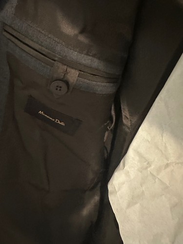 BRAND NEW Massimo Dutti GRAY CHECK men suits (SZ: Jacket 42 / Pants 36) - Picture 4 of 10