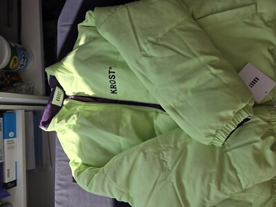 KROST JACKET BRAND NEW WITH TAGS MSRP ..  $395. REVERSIBLE PURPLE AND GREEN 