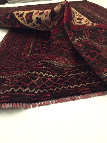 HANDMADE RUG 100% WOOL STUNNING - FREE DELIVERY - Picture 10 of 12