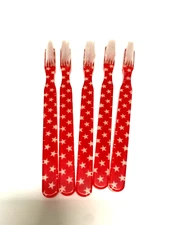5-PACK FUN Vintage NEW Designer Toothbrush  By Alan Stuart New York