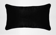 Image of Oblong Cushion Cover Rectangular Shape Plain Cushion Cases 100% Cotton Zip Entry