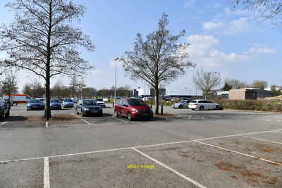 Photo 6x4 Eaton, Neatmarket, Hall Road: Car park serving B and Q and othe c2022
