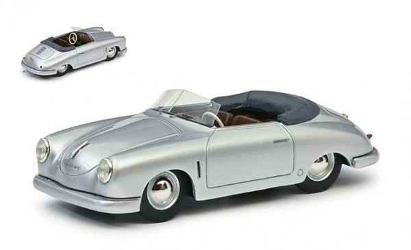 Schuco 1/43 Porsche 356 Gmund Silber Modellbau Statisches Modell Diecast-image