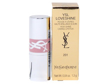 YSL YVES SAINT LAURENT LOVESHINE 201 ROSEWOOD BLUSH .04oz x 1 MINI LIPSTICK