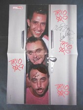 Trio Band Autogramme full signed 28x41 cm Poster gefaltet