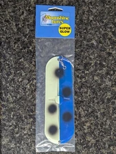 Moonshine Lures Dodger Size 2 - Glow Dancing Anchovy - 6 3/4" Salmon Flasher