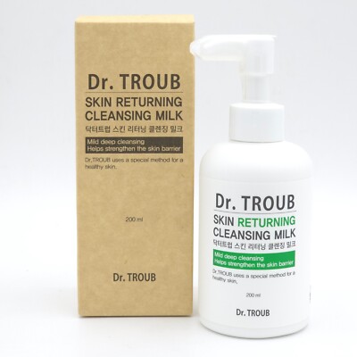 SIDMOOL Dr. Troub Skin Returning Cleansing Milk 200ml Mild Cleanser K-Beauty