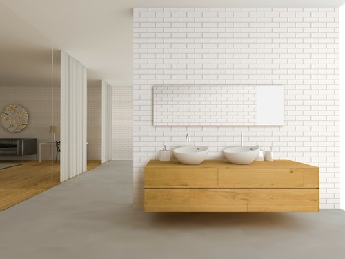 Modern Design 3D Bathroom Cladding 8mm Shower Wet Wall Panels Brick Stone Effect - Picture 43 of 46