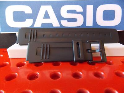 Casio Watch Band CA-56, LDF-40, DBC-V50, DB-V30 Black Resin Calculator Strap