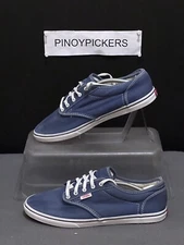 VANS Authentic Denim Low Top Skate Shoes Sneakers Women's Size 8.5 FAST SHIPPING