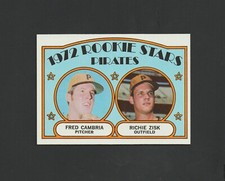 Click to enlarge Pirates 1972 Rookie Stars (Fred Cambria / Richie Zisk)