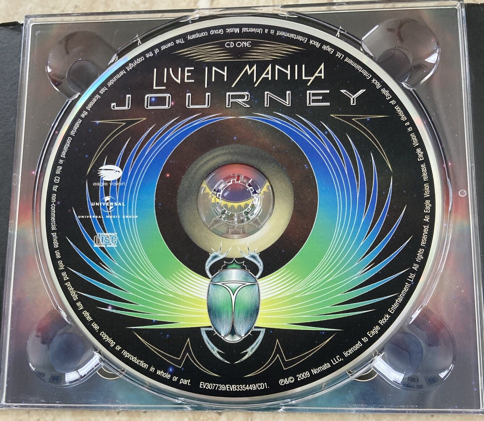 JOURNEY “LIVE IN MANILA” DVD CD COMBO PRE-OWNED SET MUSIC VIDEO