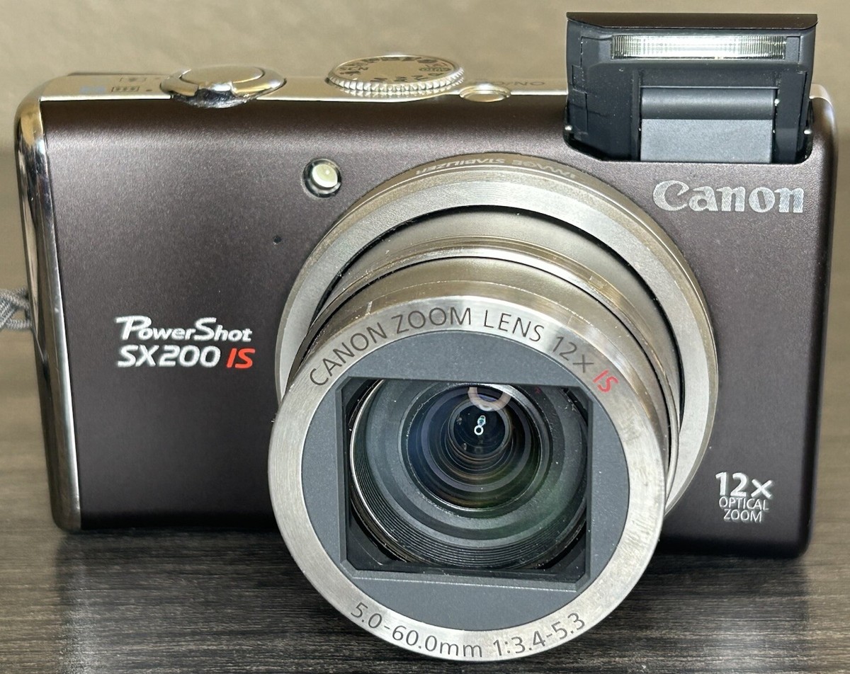 TESTED* Canon PowerShot SX200 IS 12.1 MP 12x Zoom Digital Black