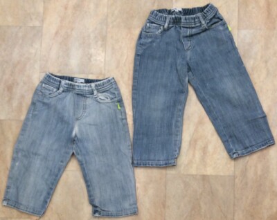 Kleinkind Jungen DKNY Baby blau Jeans Paket elastischer Bund Alter 18-24 Monate