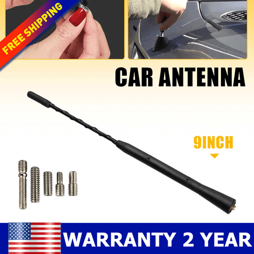 9" Antenna Black for 2003-2008 Toyota Corolla Mast Roof Power Radio AM/FM AUXITO - Picture 1 of 12