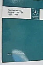 MERCEDES 300SD MANUAL BOOK TURBO DIESEL SHOP SERVICE INTRODUCTION