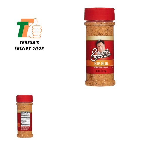 All Natural Rub Seasoning - Ribs - 4.72 oz