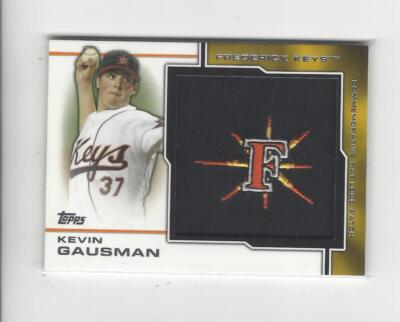 2013 Topps Pro Debut Manufactured HAT LOGO Kevin Gausman Orioles /75