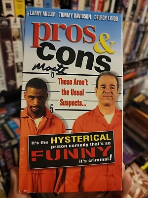 #ad Pros amp; Cons 2001 VHS Rare Hard To Find Original Release $18.00