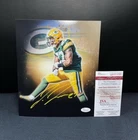 JOSH JONES GREEN BAY PACKERS SIGNED 8X10 PHOTO W/ JSA WTNESS COA