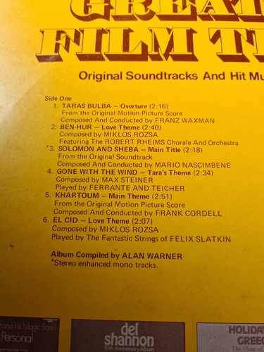 Great Epic Film Themes - Sunset - SLS50243 - UK - 1971 - Compilation - EX - Bild 3 von 10