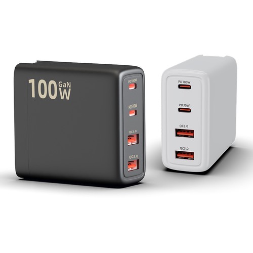 4-Port 100W Fast Charging Adapter PD+QC3.0 For DJI Drone / Camera / Cell Phone - Photo 3 sur 20