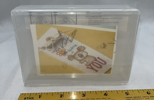 Stampin Up! Thinking of You Kind Koala Wood Mounted Rubber Stamp 134360 Set of 1 - Picture 4 of 11