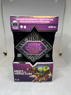 Cube Holographic Handheld AR/VR Hologram Merge iOS/Android Brand New In Box!