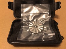 Stainless Steel Radial Sliding Haptic Fidget Coin - Rare EDC