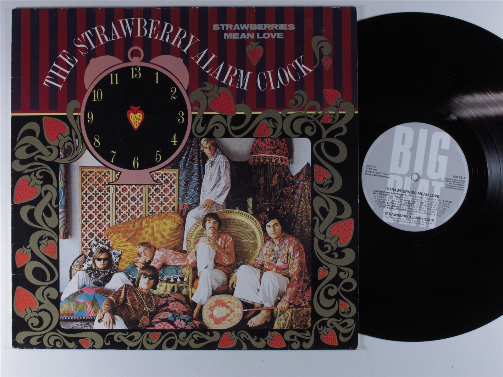 STRAWBERRY ALARM CLOCK Strawberries Mean Love BIG BEAT LP VG+ germany m
