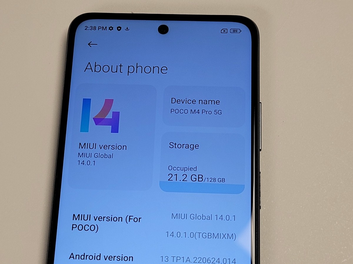 Xiaomi POCO M4 Pro 5G (21091116AG) 128GB (GSM Unlocked) Dual SIM