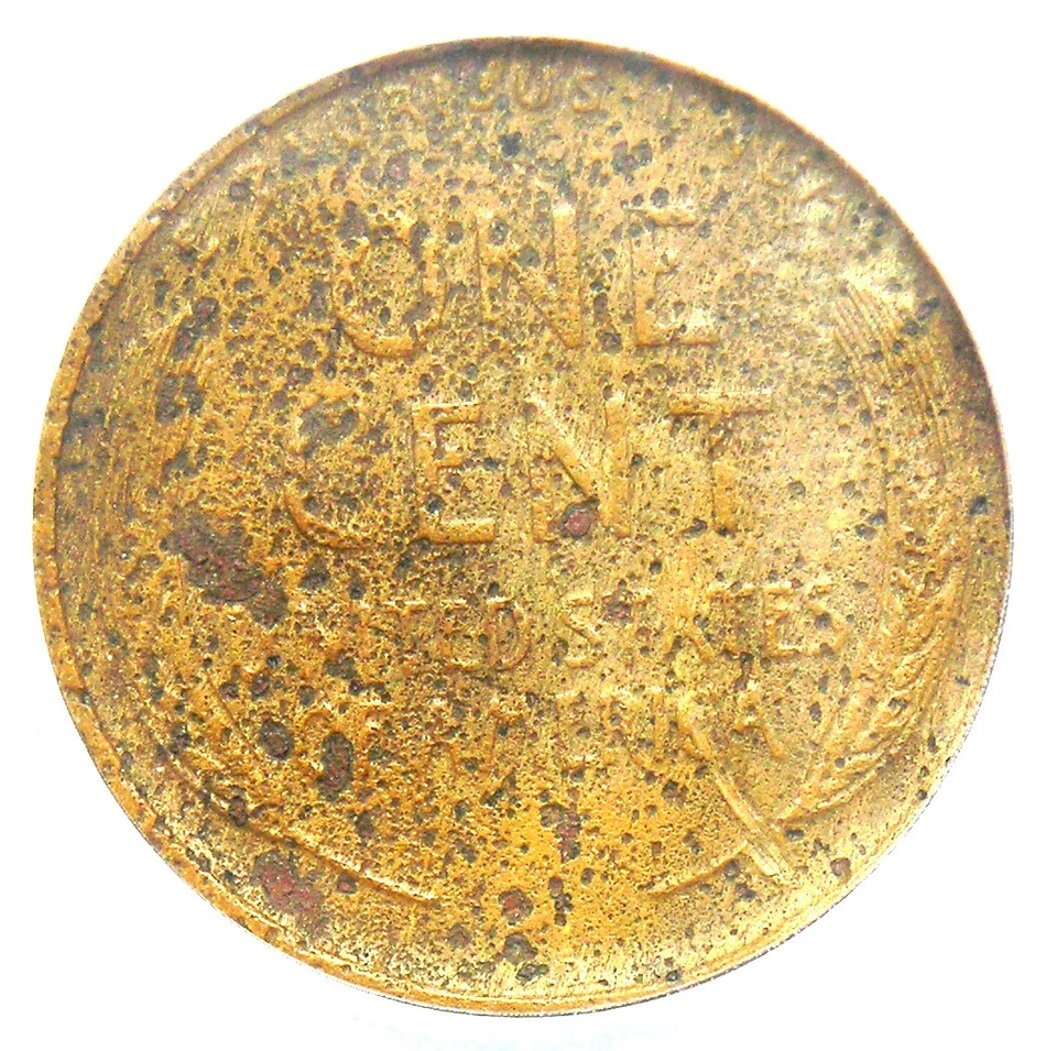 1909-S VDB Lincoln Wheat Cent 1C Penny - ANACS XF45 Detail (Corrosion) Key Date - Image 4 of 4