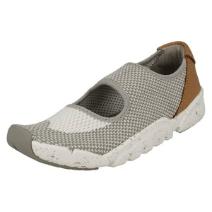 clarks slip on trainers