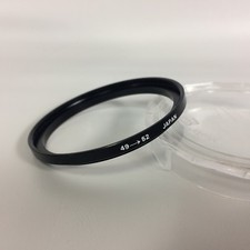 Adapter Ring Step 49-52 mm Made in Japan for SLR Filters DSLR Filters Metal