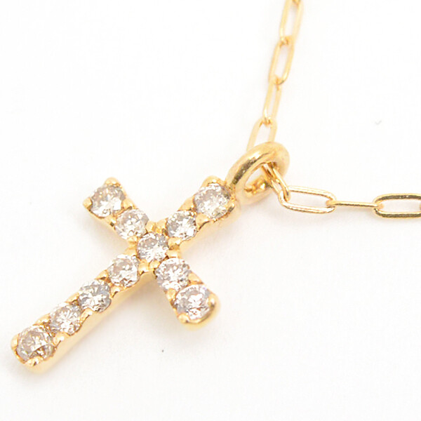 agete⭐︎K18 diamond necklace NEW agete 1018411604608999 K18 diamond necklace | eBay