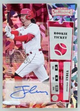 Jonathan India 2021 Panini Contenders Rookie Ticket Cracked Ice Auto Card 08/23