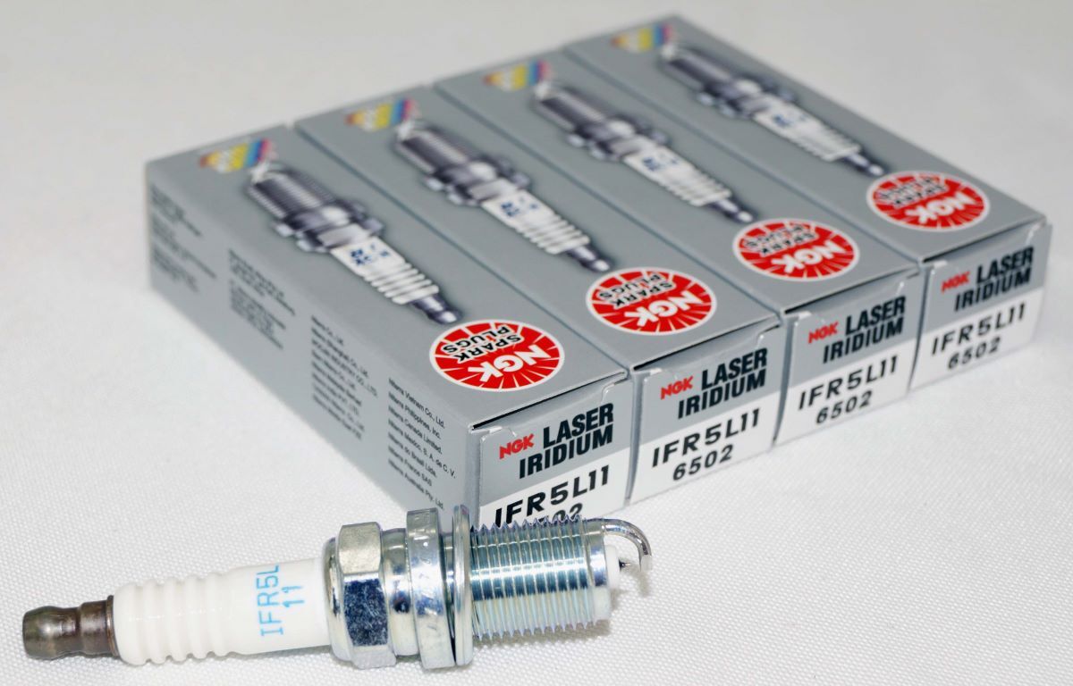 4 Pack Genuine NGK 6502 Laser Iridium Spark Plug IFR5L11 Honda FourTrax Rincon