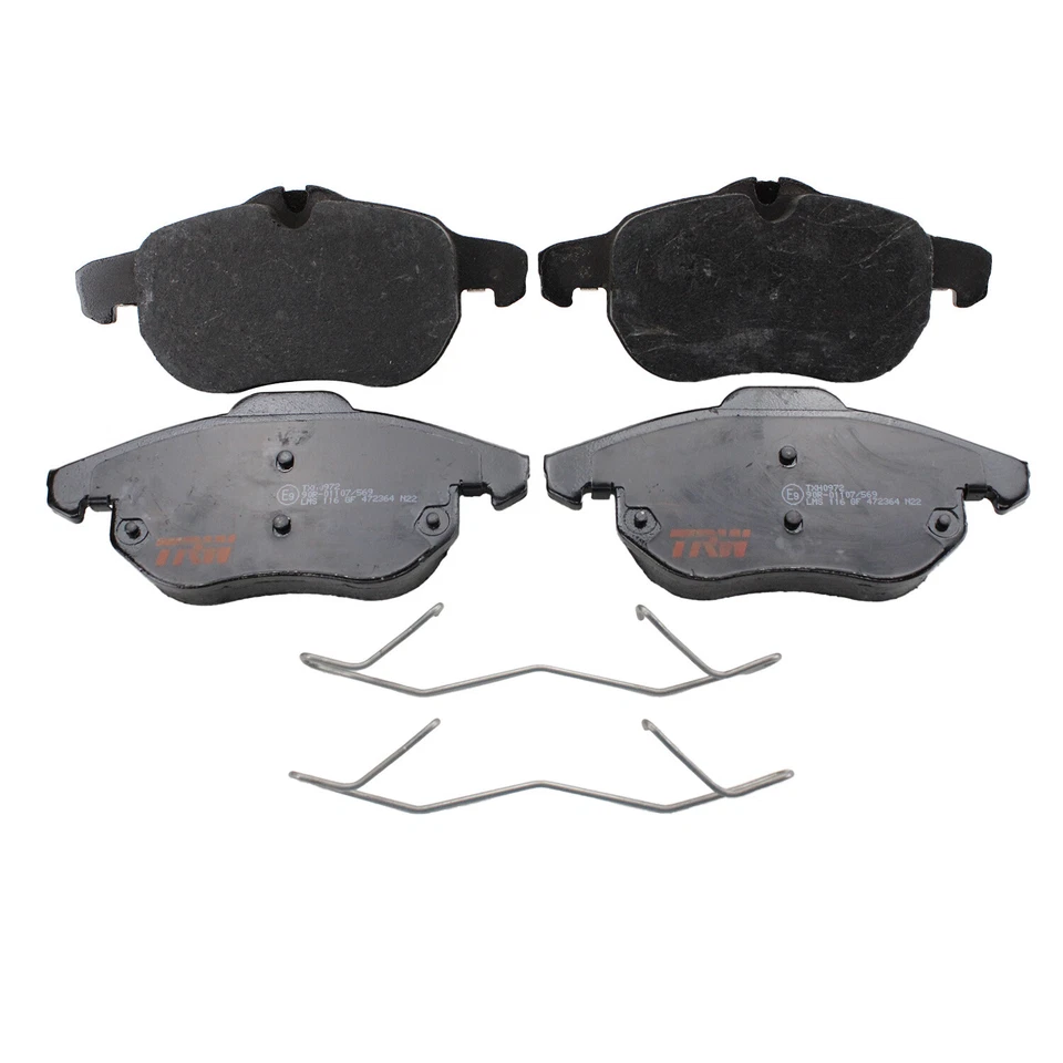 Juego de pastillas de freno de disco TRW ultra delanteras poco metálicas TXH0972 para Saab 9-3 9-3X Foto 2 de 4