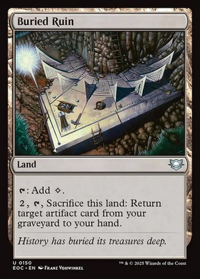 #ad #ad Buried Ruin 150 U Normal EOC MTG NM $1.59