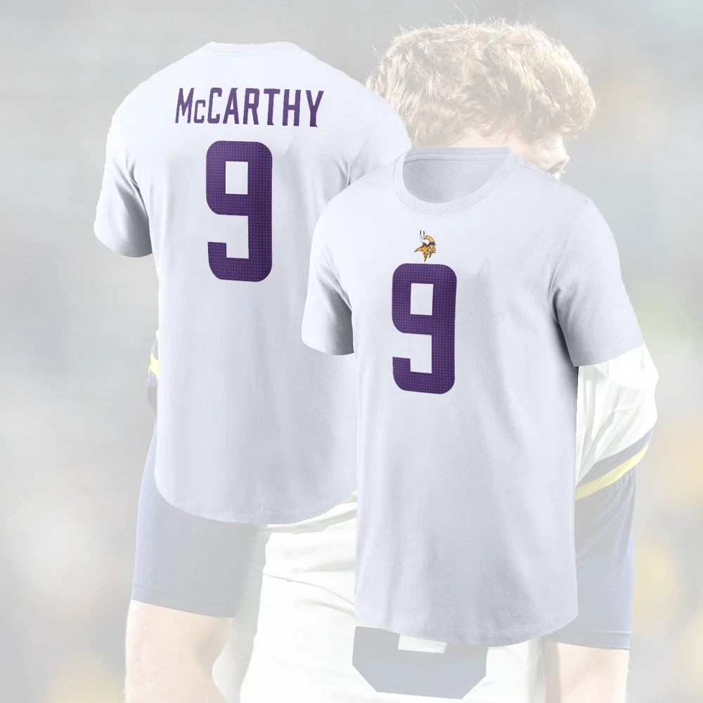J.J. McCarthy #9 Minnesota Vi.kings Must-Have Game Day Fan Apparel