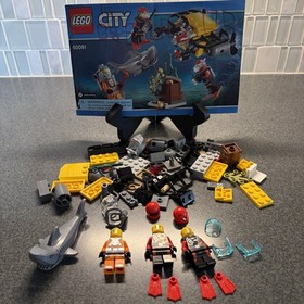 LEGO City 60091 Deep Sea Starter Set - 100% Complete With Instructions  No Box