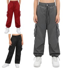 Kids Boys Streetwear Training Pants Daily Trousers School Comfortable Hip Hop