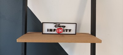 Disney Infinity Deko Schild - 3D Logo - 20 x 7 cm - Gaming