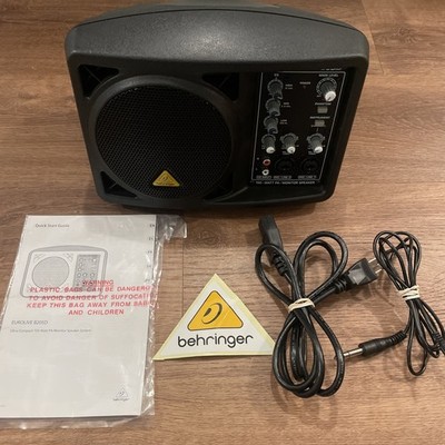 Behringer EUROLIVE B205D Compact 150W PA/Monitor Speaker System w/ Power Cord