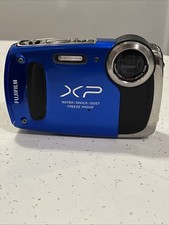 Fuji Film Blue Underwater Camera Xp- No Battery 