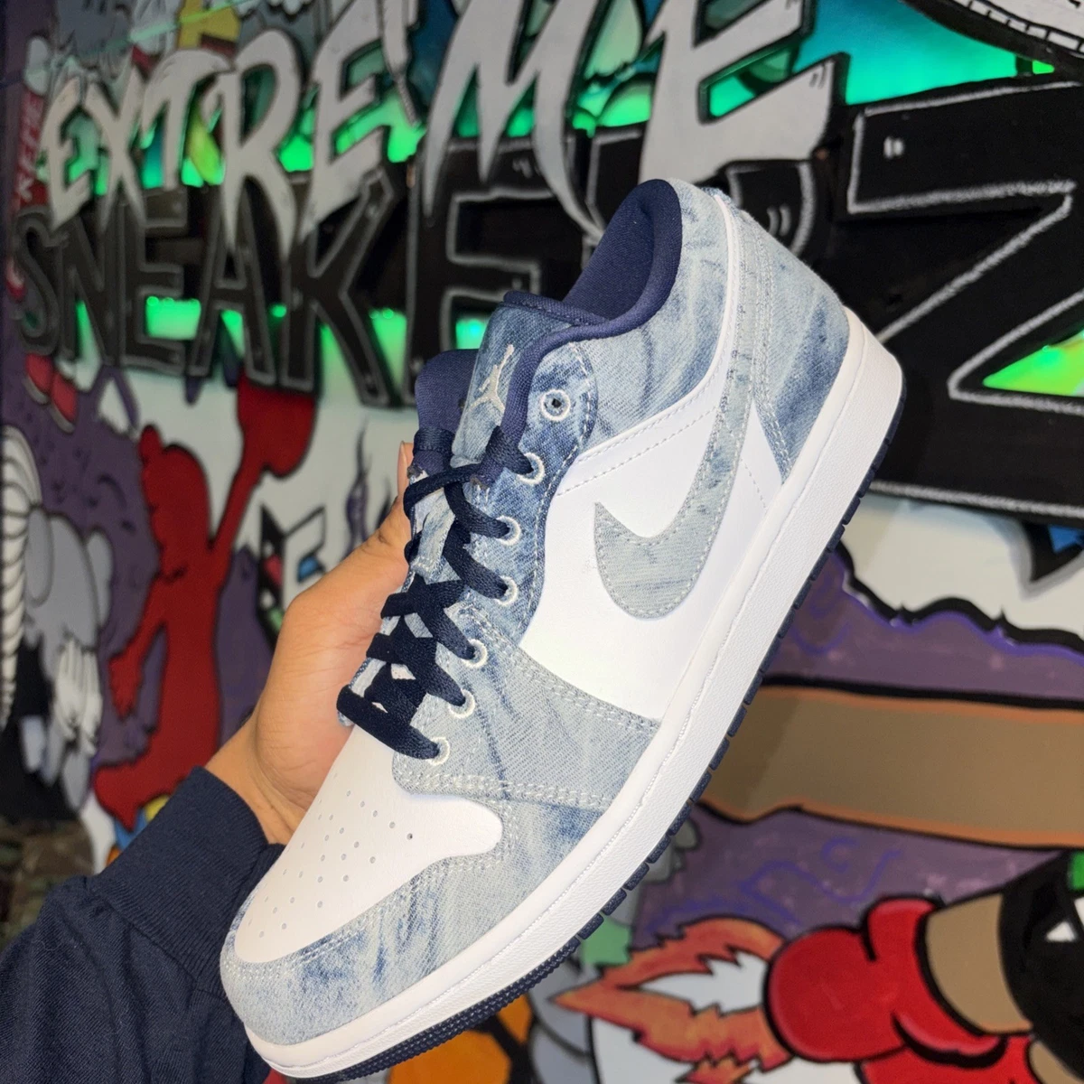 Jordan 1 Low Washed Denim for Sale | Authenticity Guaranteed | eBay